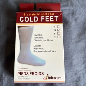 Infracare biome material socks for cold feet- medium